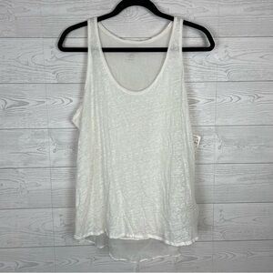 Neiman Marcus Luxury Essentials Silk/Linen Blouse Size 4 NWT
